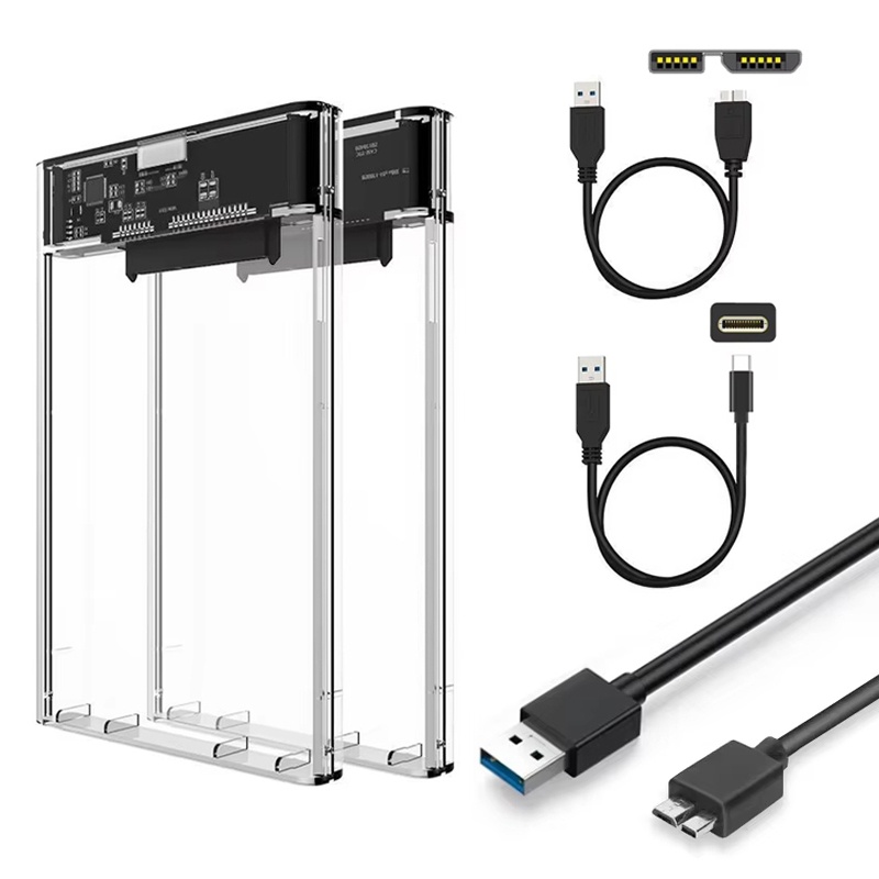 Laptop External Accessories - Прозрачный внешний корпус для хранения данных