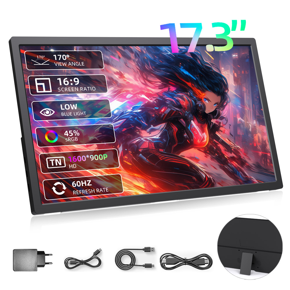 Xbox Laptop Accessories - 17,3-дюймовый портативный монитор для игр, аксессуар
