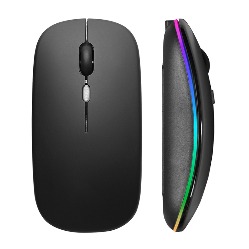 Laptop External Accessories - Беспроводная мышь RGB перезаряжаемая USB 2,4