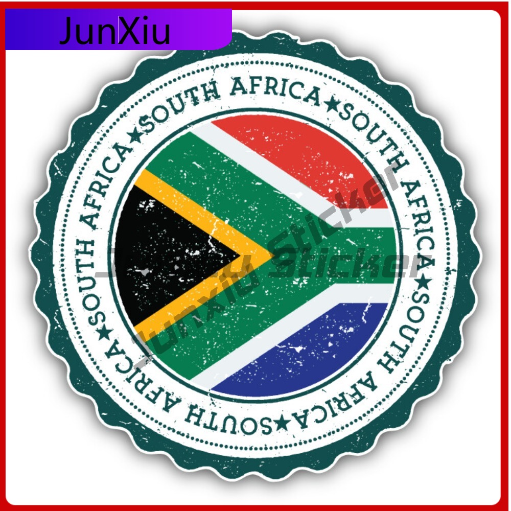 Laptop Accessories South Africa - Креативная наклейка с флагом Южной Африки,