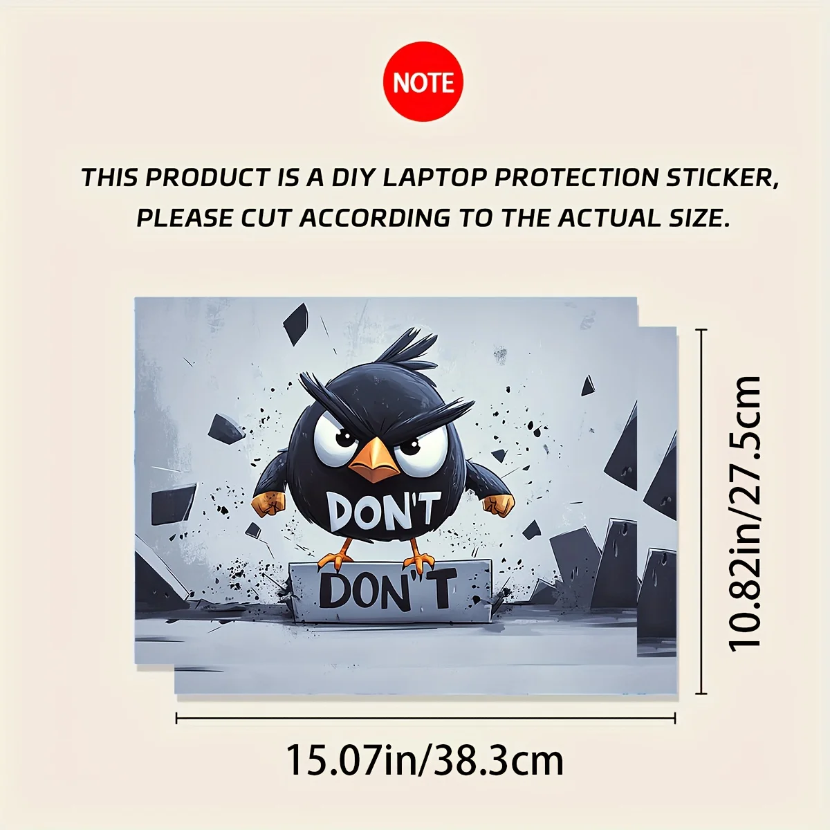 Набор из 2 наклеек с рисунком  – обзор и цена Laptop Accessories Msi