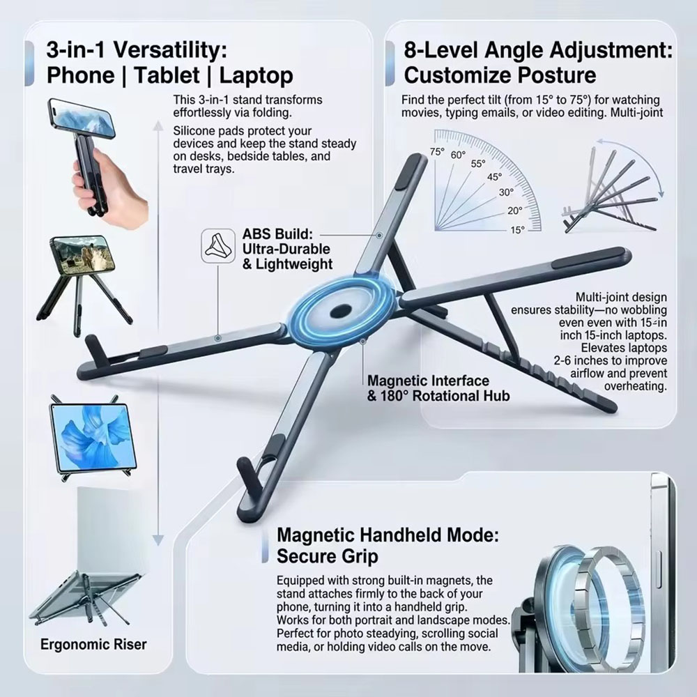 Портативный магнитный держател – обзор и цена Laptop Office Accessories